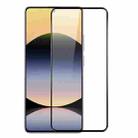 For Xiaomi Redmi Note 14S 4G NORTHJO A++ 0.3mm Full Glue Silk Printing Tempered Glass Film - 1