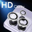 For Xiaomi Redmi Note 14 5G NORTHJO Camera Lens Protector CD Metal Ring Tempered Glass Film(Silver) - 2