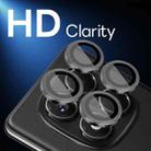 For Xiaomi Redmi Note 14 Pro 4G NORTHJO Camera Lens Protector CD Metal Ring Tempered Glass Film(Black) - 2