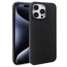 For iPhone 15 Pro Max RCS Single-sided Frosted TPU Phone Case(Black) - 1