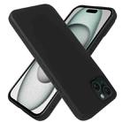 For iPhone 15 RCS Single-sided Frosted TPU Phone Case(Black) - 2