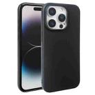 For iPhone 14 Pro RCS Single-sided Frosted TPU Phone Case(Black) - 1