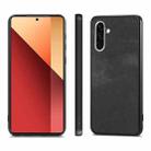 For Samsung Galaxy A56 5G Vintage Leather PC Back Cover Phone Case(Black) - 2
