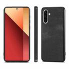 For Samsung Galaxy A36 5G Vintage Leather PC Back Cover Phone Case(Black) - 2