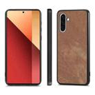 For Samsung Galaxy A36 5G Vintage Leather PC Back Cover Phone Case(Brown) - 2