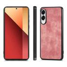 For Samsung Galaxy S25 Edge 5G Vintage Leather PC Back Cover Phone Case(Pink) - 2