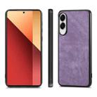 For Samsung Galaxy S25 Edge 5G Vintage Leather PC Back Cover Phone Case(Purple) - 2