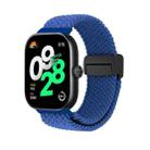 For Redmi Watch 5 / Xiaomi Smart Band 9 Pro Magnetic Buckle Loop Braided Watch Band(Blue) - 1