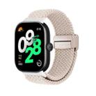 For Redmi Watch 5 / Xiaomi Smart Band 9 Pro Magnetic Buckle Loop Braided Watch Band(Starlight) - 1