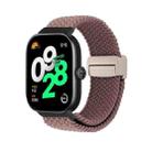 For Redmi Watch 5 / Xiaomi Smart Band 9 Pro Magnetic Buckle Loop Braided Watch Band(Smoke Purple) - 1