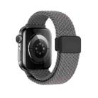For Apple Watch 46mm / 49mm / 45mm / 44mm Magnetic Buckle Loop Woven Watch Band(Gray) - 3