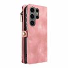 For Samsung Galaxy S25 Ultra 5G Fantasy Multifunctional Zipper Wallet Leather Phone Case(Pink) - 3