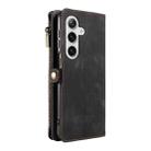For Samsung Galaxy S24+ 5G Fantasy Multifunctional Zipper Wallet Leather Phone Case(Black) - 3