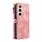 For Samsung Galaxy S24+ 5G Fantasy Multifunctional Zipper Wallet Leather Phone Case(Pink) - 3