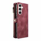For Samsung Galaxy S23 FE 5G Fantasy Multifunctional Zipper Wallet Leather Phone Case(Red) - 3