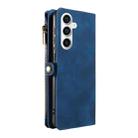 For Samsung Galaxy S23 FE 5G Fantasy Multifunctional Zipper Wallet Leather Phone Case(Blue) - 3