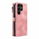For Samsung Galaxy S23 Ultra 5G Fantasy Multifunctional Zipper Wallet Leather Phone Case(Pink) - 3