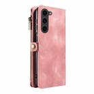 For Samsung Galaxy S23+ 5G Fantasy Multifunctional Zipper Wallet Leather Phone Case(Pink) - 3
