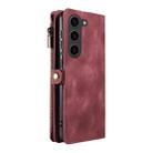 For Samsung Galaxy S23 5G Fantasy Multifunctional Zipper Wallet Leather Phone Case(Red) - 3