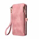 For Samsung Galaxy S23 5G Fantasy Multifunctional Zipper Wallet Leather Phone Case(Pink) - 2