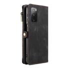 For Samsung Galaxy S20 FE Fantasy Multifunctional Zipper Wallet Leather Phone Case(Black) - 3
