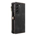 For Samsung Galaxy S22 Ultra 5G Fantasy Multifunctional Zipper Wallet Leather Phone Case(Black) - 3