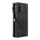For Samsung Galaxy S21+ 5G Fantasy Multifunctional Zipper Wallet Leather Phone Case(Black) - 3