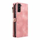 For Samsung Galaxy S21+ 5G Fantasy Multifunctional Zipper Wallet Leather Phone Case(Pink) - 3