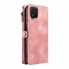 For Samsung Galaxy A12 Fantasy Multifunctional Zipper Wallet Leather Phone Case(Pink) - 3