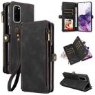 For Samsung Galaxy S20 Fantasy Multifunctional Zipper Wallet Leather Phone Case(Black) - 1