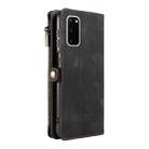 For Samsung Galaxy S20 Fantasy Multifunctional Zipper Wallet Leather Phone Case(Black) - 3