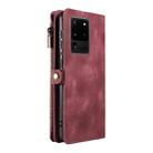 For Samsung Galaxy S20 Ultra Fantasy Multifunctional Zipper Wallet Leather Phone Case(Red) - 3