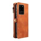 For Samsung Galaxy S20 Ultra Fantasy Multifunctional Zipper Wallet Leather Phone Case(Brown) - 3