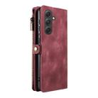 For Samsung Galaxy A54 Fantasy Multifunctional Zipper Wallet Leather Phone Case(Red) - 3