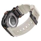 For Apple Watch 46mm / 49mm / 45mm / 44mm Kalebol Outdoor Explorer Metal Connector TPU Watch Band(Black Starlight) - 3