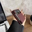 For Samsung Galaxy Z Flip3 Carbon Fiber PC MagSafe Phone Case(Black) - 3