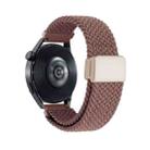 20mm Magnetic Buckle Nylon Braided Watch Band(Smoke Purple) - 2