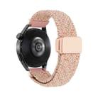 20mm Magnetic Buckle Nylon Braided Watch Band(Starlight Pink) - 2