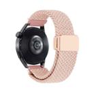22mm Magnetic Buckle Nylon Braided Watch Band(Pink Sand) - 2