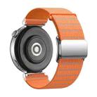 18mm Magnetic Buckle Reflective Nylon Watch Band(Reflective Orange) - 1
