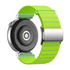 18mm Magnetic Buckle Reflective Nylon Watch Band(Reflective Green) - 1