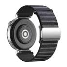 18mm Magnetic Buckle Reflective Nylon Watch Band(Reflective Black) - 1