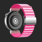18mm Magnetic Buckle Reflective Nylon Watch Band(Reflective Pink) - 2