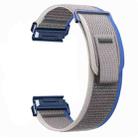 For Gamin 26mm Titanite Quick Release Loop Nylon Watch Band(Blue Gray+Blue) - 3