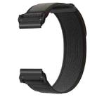 For Gamin 26mm Titanite Quick Release Loop Nylon Watch Band(Black Black+Black) - 2
