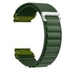 For Gamin 22mm Quick Release Nylon Watch Band(Army Green) - 1