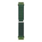 For Gamin 22mm Quick Release Nylon Watch Band(Army Green) - 2