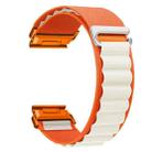 For Gamin 26mm Quick Release Nylon Watch Band(Orange Starlight) - 1