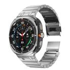 For Samsung Galaxy Watch Ultra 47mm One Bead Titanium Metal Watch Band(Titanium) - 1
