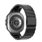 For Samsung Galaxy Watch Ultra 47mm One Bead Titanium Metal Watch Band(Black) - 2